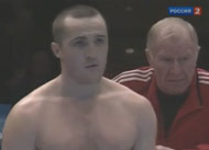 Денис Лебедев и его тренер