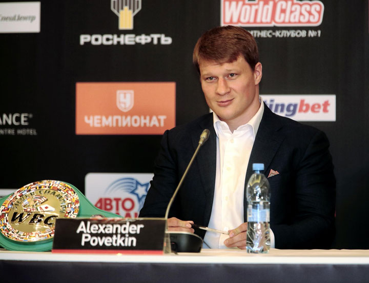 Экс-чемпион мира в супертяжелом весе россиянин Александр Поветкин